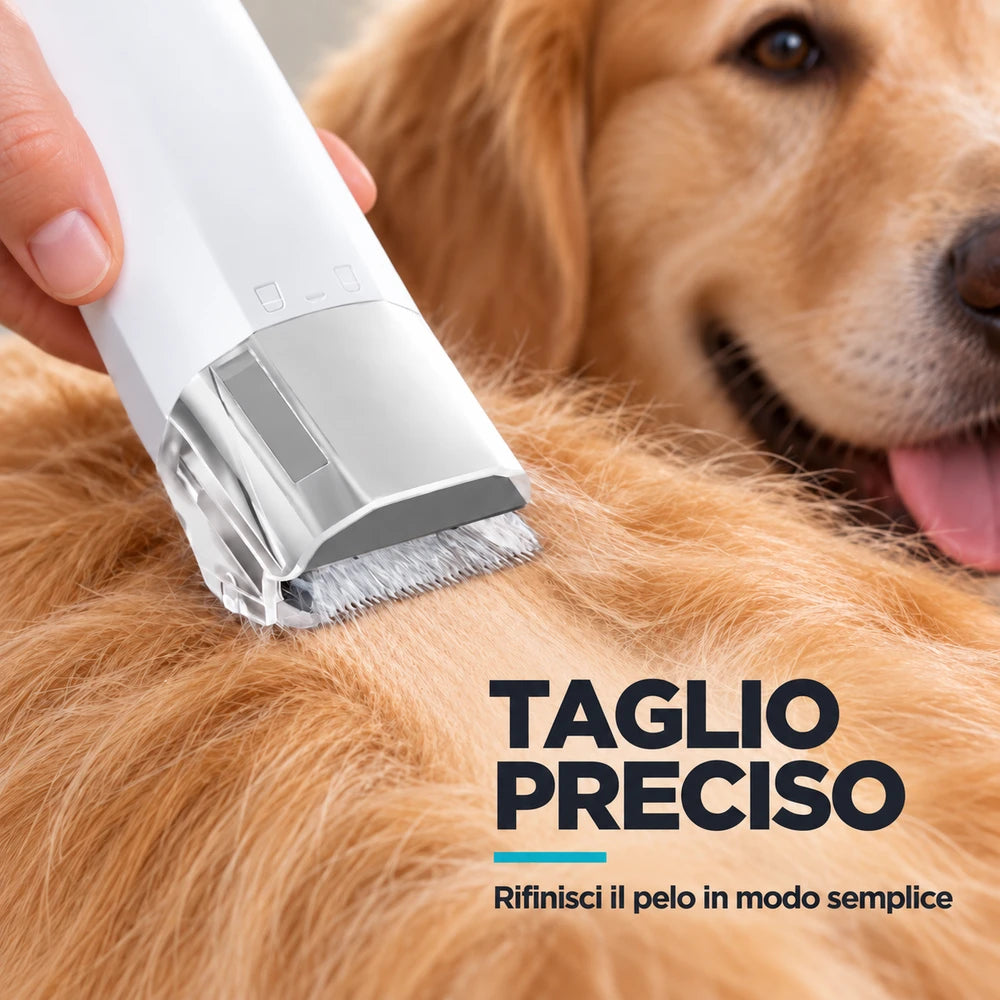 PeloVia™ – Kit Grooming con Aspirazione